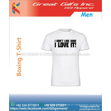 T-shirts promotionnels 100% polyester pour hommes, t-shirts pour hommes, t-shirts pour hommes